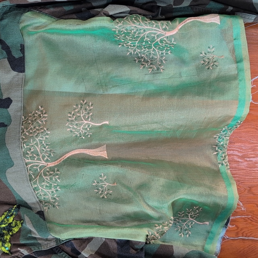 Josie Bruno Vintage Cropped Reworked Army Jacket - Picture 7 of 8